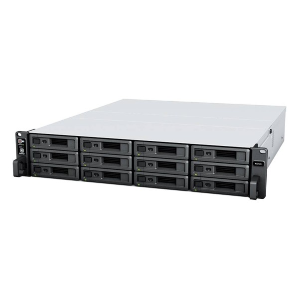 Synology RS2423RP+ Сетевое хранилище 12x2.5"/3.5" SATA, AMD Ryzen V1780B/4x3.35GHz, 8GB DDR4, 2x1 Гбит/с, 1x10 Гбит/с