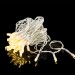 Гирлянда Гирлянда 96LED 220V, 8 режимов, 1,5х1 м, занавес, тёплый белый