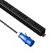 Панель распределения ONTEK PDU Managed OMPC26 вертикальная 10A/1ф, с авт. выключателем, выход - C13 x 16 шт., кабель 1.8 м, IEC60309 3p