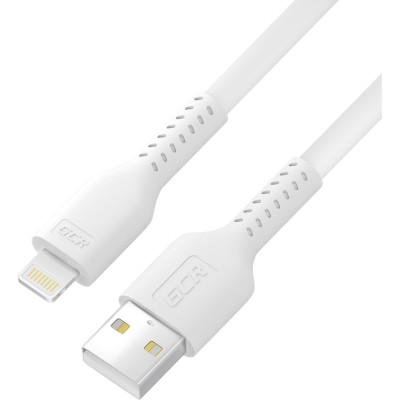 GCR Кабель 1.0m USB AM/Lightning - поддержка всех IOS, MFi, белый, GCR-54251 Кабель Greenconnect 1 м (GCR-54251)