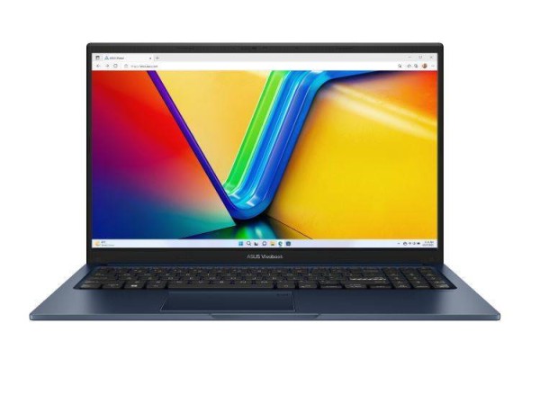 Ноутбук ASUS X1504ZA-NJ548W 15.6" FHD IPS, Intel Core i7-1255U, 8Gb, 512Gb SSD, no ODD, Win11 Home (English), синий*