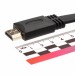 Кабель HDMI 19M/M ,плоский,ver. 2.0, 4K@60 Hz 1m VCOM <CG522F-1M> VCOM HDMI (m) - HDMI (m) 1м