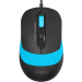 Клавиатура + мышь A4Tech Fstyler F1010 клав:черный/синий мышь:черный/синий USB Multimedia (F1010 BLU A4Tech F1010 BLUE