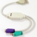 Кабель-адаптер USB A->2xPS/2 (адаптер для подключения PS/2 клавиатуры и мыши к USB порту) VCOM VCOM USB A — 2x PS/2