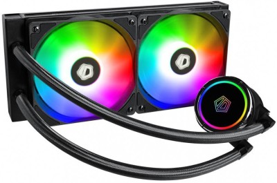 Комплект водяного охлаждения ID-Cooling ZOOMFLOW_240XT (универсальный, 250W, 18.0–26.4 dB, 700-1500 rpm, 2x120мм, подсве