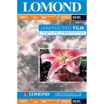 Пленка Lomond  для ламинирования A4 (218x305мм), 150мкм, Матовая, 50 пакетов.