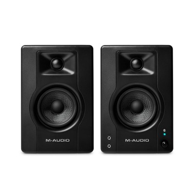 Акустическая система [BX3PAIRBTXEU] M-audio [BX3 BT (пара)] (активный+пассивный), 2-х полосные, 25 Вт, 88-22000 Гц, 3,5"+1" 2x1/4" линейный вход, 2xRCA линейный вход, Bluetooth