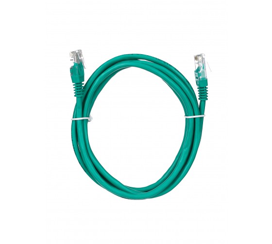 Патчкорд литой Aopen/Qust UTP кат.5е 2м зеленый <ANP511_2M_G>