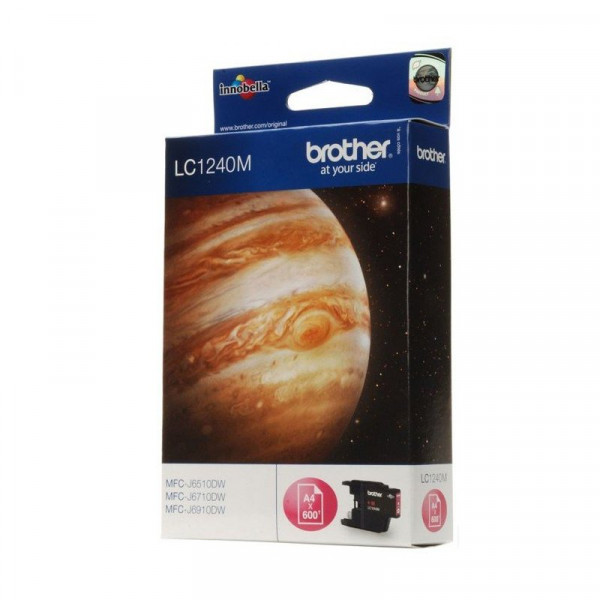 Картридж Brother LC-1240M (magenta), 600 стр