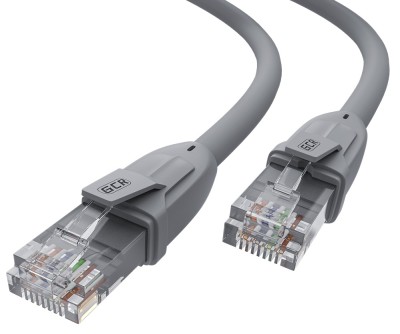 Greenconnect Патч-корд прямой 0.2m UTP кат.6, серый, 24 AWG, литой, GCR-52949, ethernet high speed, RJ45, T568B Greenconnect RJ45(m) - RJ45(m) Cat. 6 U/UTP PVC 0.2м