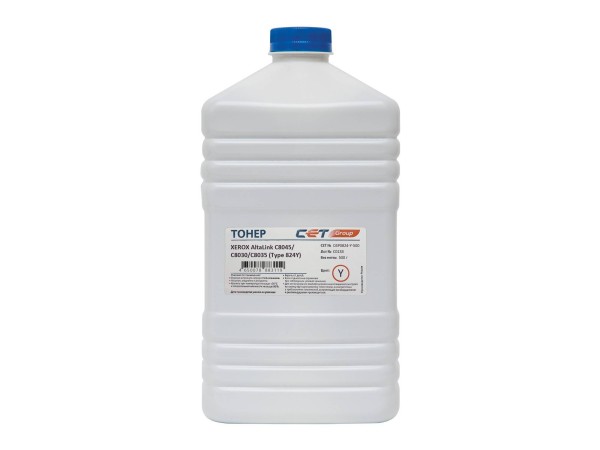 Тонер для XEROX AltaLink C8045/C8030/C8035 (Type 824) Yellow, 500г/бут. (Japan) CET