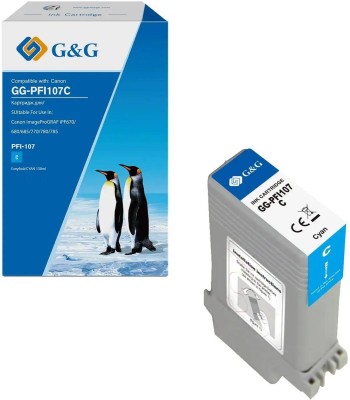 Картридж струйный G&G, аналог Canon 6706B001 голубой 130ml
