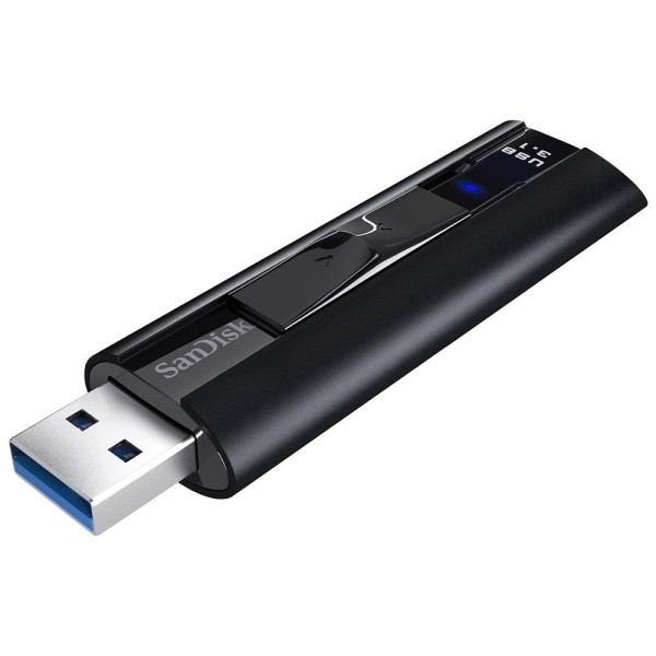 Флеш накопитель 256GB SanDisk CZ880 Cruzer Extreme Pro, USB 3.2, Металлич., Черный