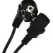 Кабель компьютер --> розетка 220V ( угловая Евровилка) <VDE> 3G*0,5mm2 VCOM <CE021-CU0.5-1.8> , 1.8м