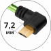 Кабель micro USB 2.0 Greenconnect GCR-UA12AMCB6-BB2SG-0.5m