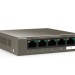 IP-COM F1105P-4-63W Коммутатор неуправляемый PoE, 5 портов, 5x1 Гбит/с, PoE 4х30 Вт (до 58 Вт), настольный