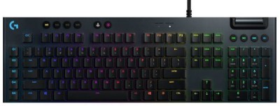 Logitech Клавиатура G815 Linear, механическая, USB-хаб, черный - CARBON - RUS