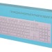 Клавиатура Oklick 500M белый USB slim Multimedia Oklick 1061586