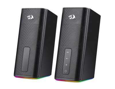 Redragon Акустическая 2.0 система Connie черный,20 Вт,RGB,AUX+BT
