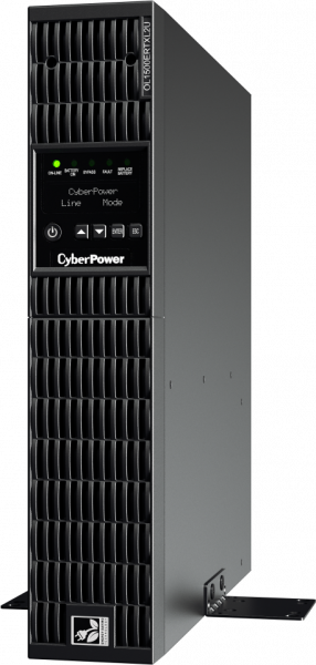 ИБП CyberPower OL1500ERTXL2U, Rackmount, Online, 1500VA/1350W, 8 IEC-320 С13 розеток, USB&Serial, RJ11/RJ45, SNMPslot, LCD дисплей, Black, 0.5х0.6х0.2м., 22.3кг. CyberPower OL1500ERTXL2U