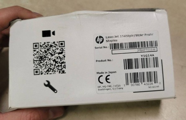 Скрепки HP Staple Cartridge for Stapler/Stacker для LJ E72425/E72428/ CLJ E77822/E77825 3*5000шт (Y1G14A/Y1G14-67901)