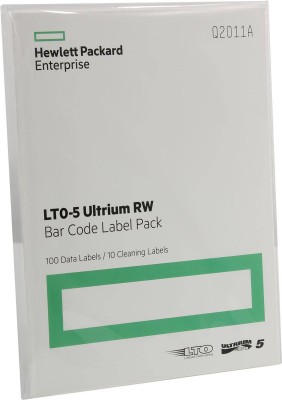 Наклейки на картриджи данных Hewlett-Packard Ultrium LTO5 3TB bar code label pack (100 data + 10 cleaning)