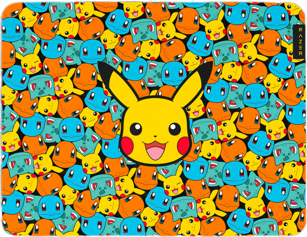 Игровой коврик для мыши Razer Gigantus V2 Medium - Pokemon Kanto Starters Ed. Razer RZ02-03333900-R3M1