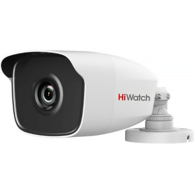 2Мп уличная цилиндрическая HD-TVI камера с EXIR-подсветкой до 40м Видеокамера IP уличная цилиндрическая 2Мп HiWatch DS-T220 (6 mm)