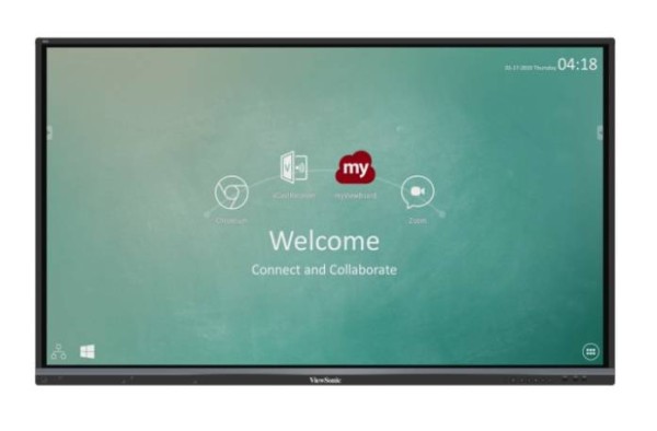 Профессиональная панель 55" ViewSonic IFP5550-2EP Black (4K, Multi-Touch, 3840x2160, 9 ms, 178°/178°, 350 cd/m, 1200:1, 