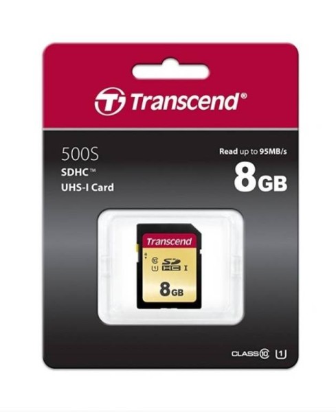Флеш карта SD 8GB Transcend SDНC UHS-I U1, MLC