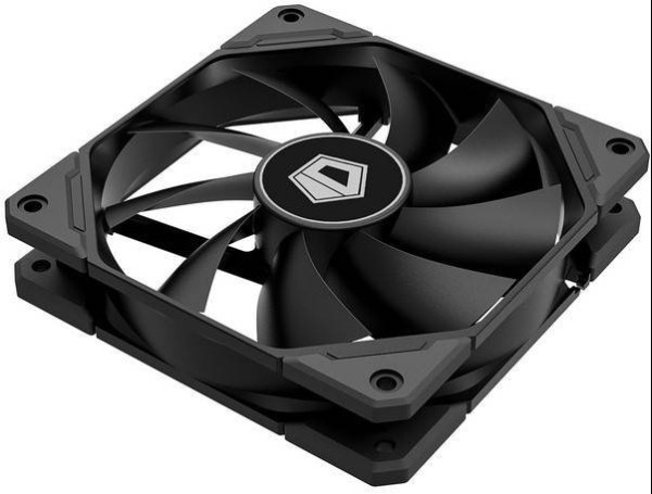 Вентилятор ID-Cooling TF-12025-BLACK Black 120×120×25mm (15.2~35.2dB(A), 12VDC, 2,4W, 700~1800±10%RPM, 4Pin PWM) (Ret)