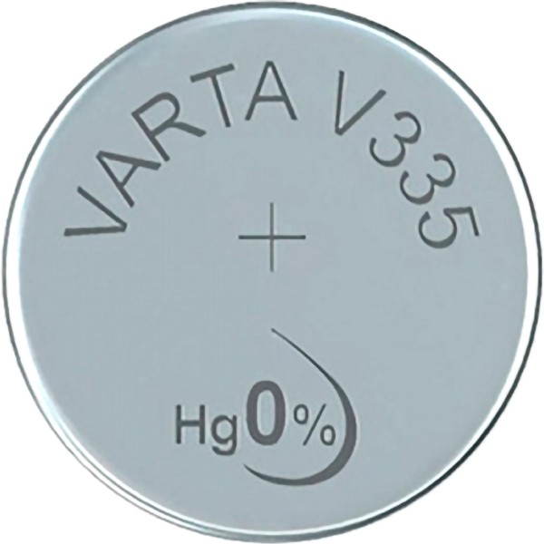 Батарейка Varta 335 (SR512SW) BL1 Silver Oxide 1.55V (1/10/100) (1 шт.) Varta SILVER OXIDE SR512SW (00335101111)