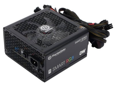 Блок питания Thermaltake Litepower RGB 450W <450W, (20+4+4+4) pin, 2x(6+2) pin, 4xSATA, 4xMolex, FDD, 12 см, кабель пита