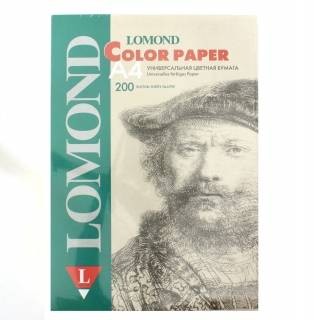 Офисная цветная бумага LOMOND, Lagoon (Светло-зеленый), A4, 80 г/м2, 200л., пастель