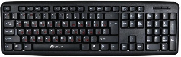 Клавиатура Oklick 90MV2 черный USB (1185967) Oklick 1185967