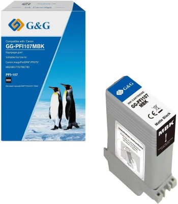 Картридж струйный G&G, аналог Canon 6704B001 матовый черный 130ml