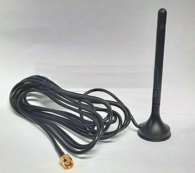 GSM антенна штыревая на магнитном основании, кабель RG174, 3 м, разъём SMA-M (Аналог BY-GSM-04) KLS L-KLS1-GSM060101103000