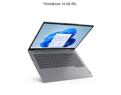 QWERTY Ноутбук Lenovo Thinkbook G6 14-IRL 14"WUXGA IPS, Intel Core i5-1340P, 16Gb, 512Gb SSD, noDVD, Win11 Pro, grey (гр
