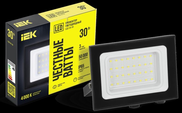 Прожектор СДО IEK LPDO601-30-40-K02