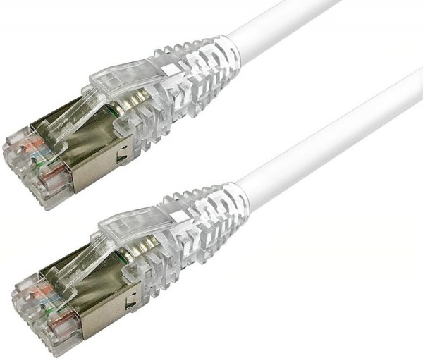 Коммутационный шнур FTP, белый, 1 метр CommScope RJ45(m) - RJ45(m) Cat.5e F/UTP LSZH 1м