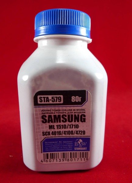 Тонер SAMSUNG ML-1520/1710/1610/2010/SCX 4016/5112/4x20/4100 (фл. 80г) B&W Standart фас.Россия
