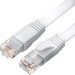 GCR Патч-корд PROF плоский прямой 2.0m, UTP медь кат.6, белый, 30 AWG, ethernet high speed 10 Гбит/с, RJ45, T568B, GCR-52858 Greenconnect RJ45(m) - RJ45(m) Cat. 7 U/UTP PVC 2м