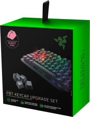 Кейкапы для клавиатуры Razer PBT Keycap Upgrade Set - Quartz Pink Razer PBT Keycap Upgrade Set, Quartz Pink