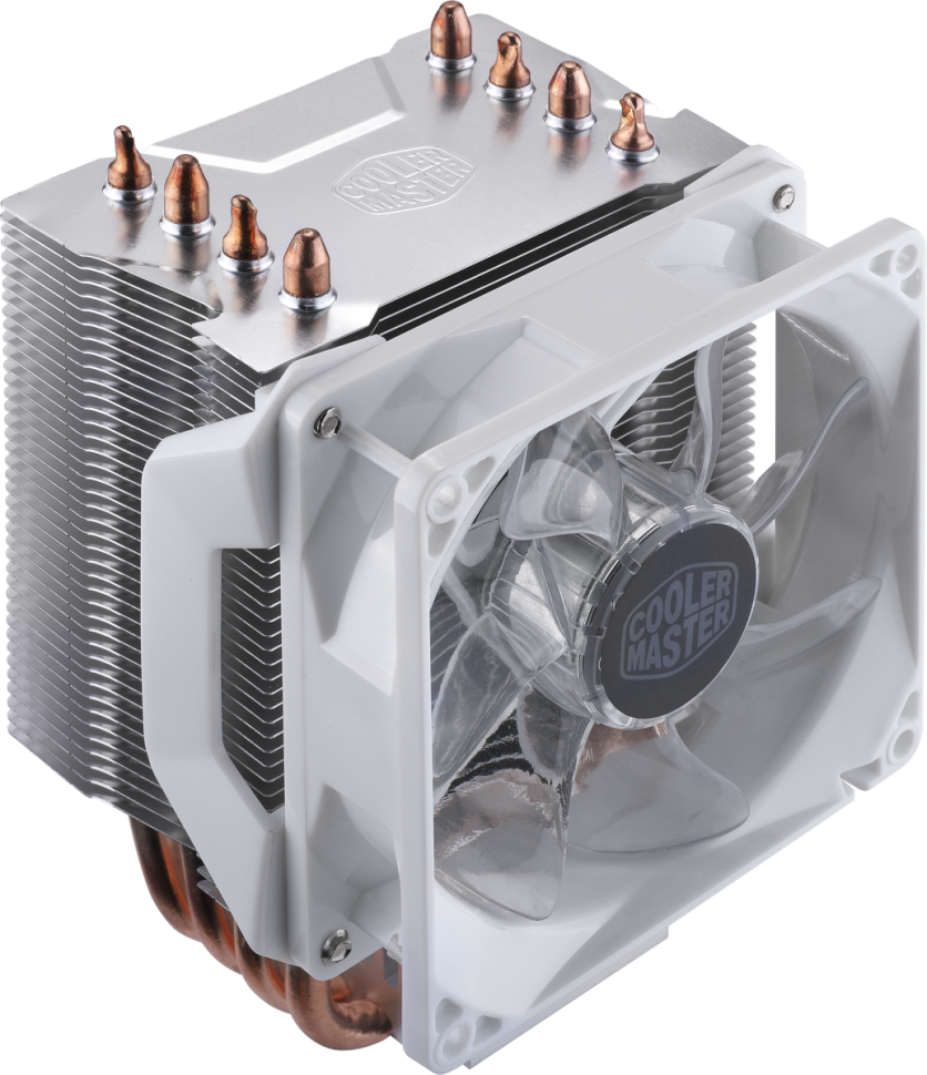 Х кулер. Cooler Master Hyper h410r White Edition. Кулер для процессора Coolermaster Hyper h410r. Cooler Master RR-h410-20pc-r1. Cooler Master Hyper 212 White.