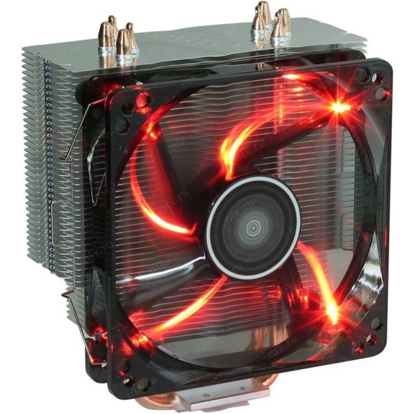 Кулер CPU DEEPCOOL GAMMAXX 400 RED (универсальный, 130W, 18-30 dB, 900-1500 rpm, 120мм, 4pin, медь+ алюминий, подсветка)