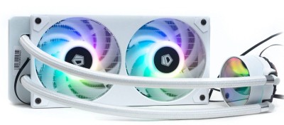 Комплект водяного охлаждения ID-Cooling ICEFLOW 240 ARGB SNOW (универсальный, 250W, 16-31.5 dB, 900-2000 rpm, 2x120мм, 4