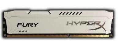Модуль памяти Kingston 4GB 1333МГц DDR3 CL9 DIMM HyperX FURY White 1.5V