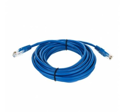 Патчкорд литой "Telecom" UTP кат.5е 5,0м синий