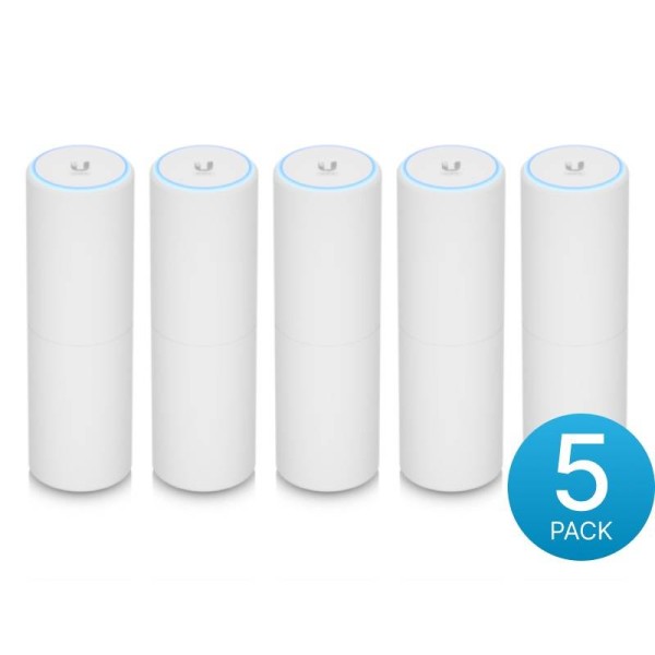Ubiquiti U6-MESH-5 Комплект точек доступа UniFi 6 Mesh (5-pack), 2,4/5 ГГц, до 2,7 Гбит/с, PoE, LAN 1х1 Гбит/с