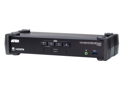 4-портовый, USB 3.0 4K HDMI KVMP-переключатель ATEN CS1824